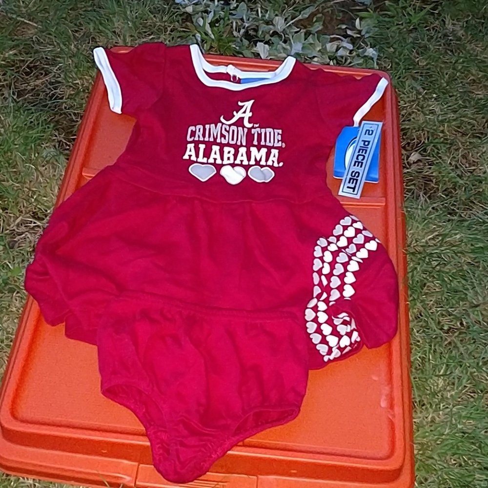 Team Athletics Alabama dress and panties.